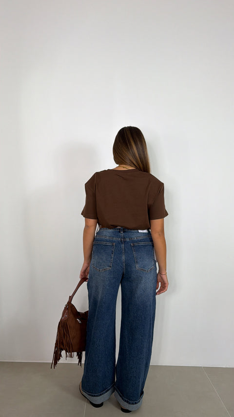 JEANS BALLOON CON CINTURA 32884