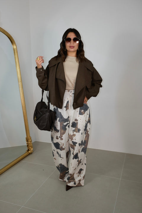 JEANS BALLOON EFFETTO MACCHIATO