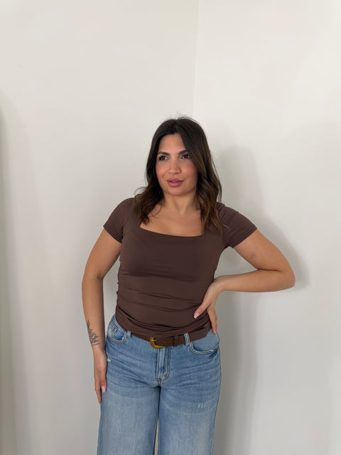 MAGLIA TYGER MARRONE