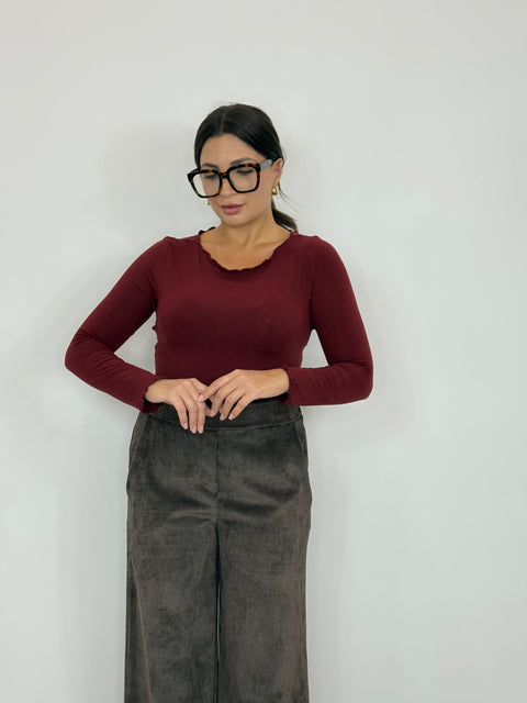 MAGLIA EXTRALIGHT BORDEAUX