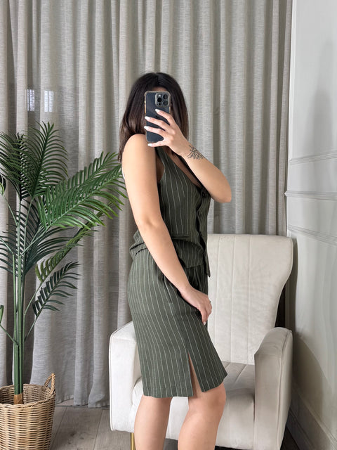 BERMUDA GESSATO VERDE