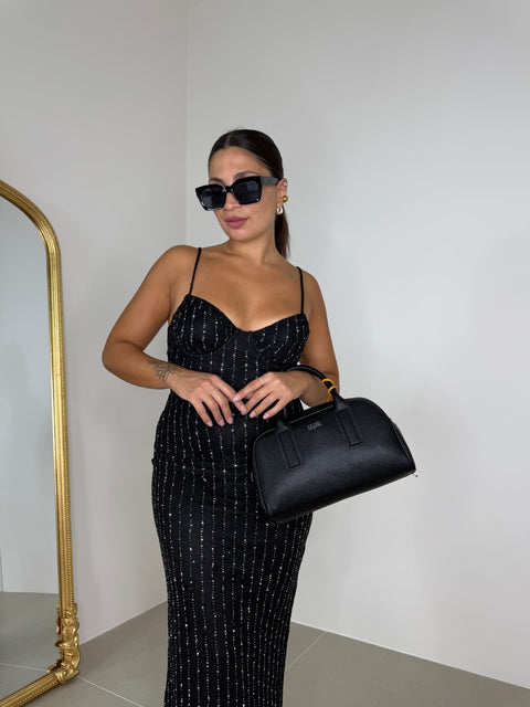 DRESS MIDI CON APPLICAZIONI