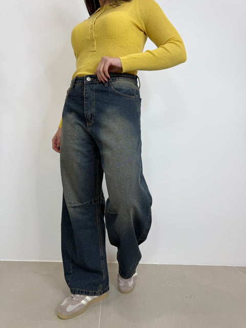 JEANS BALLOON EFFETTO SFUMATO