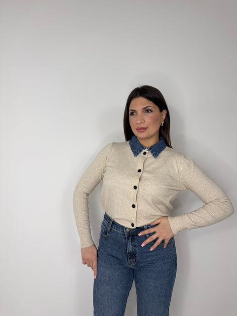 CARDIGAN KLOE BEIGE
