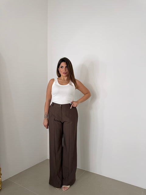 PANTALONE ILE MARRONE