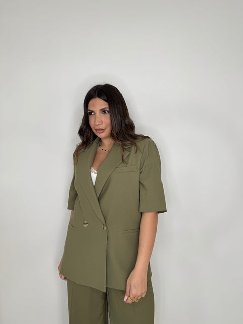 BLAZER DOPPIO PETTO AKUMAL VERDE