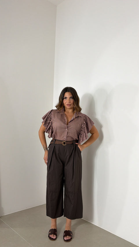 PANTALONE RACHEL MARRONE