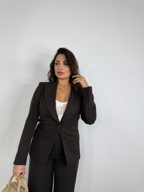 BLAZER OLIVIA UN BOTTONE AVVITATO