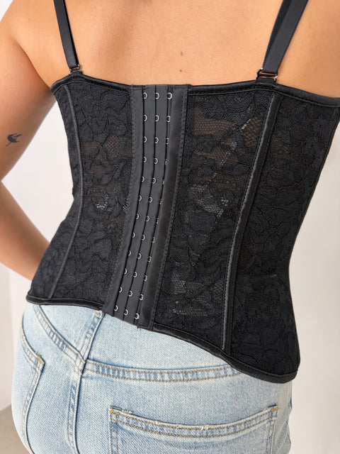 CORPETTO IN PIZZO NERO