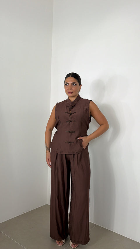 SET GIAPPO MARRONE