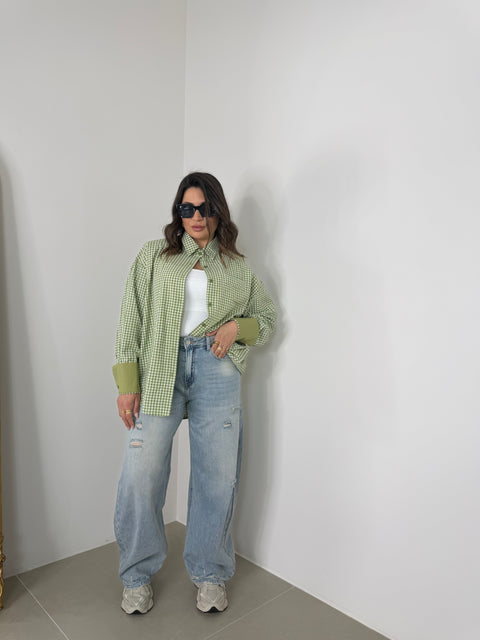 JEANS BALLOON CON STRAPPI