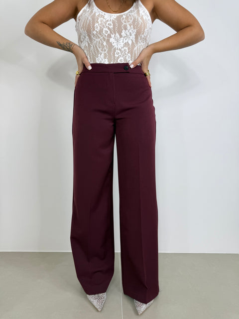 PANTALONE GRACE BORDEAUX