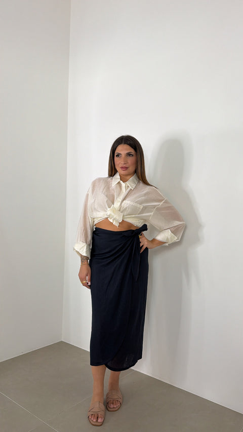 GONNA SELENE BLU NAVY
