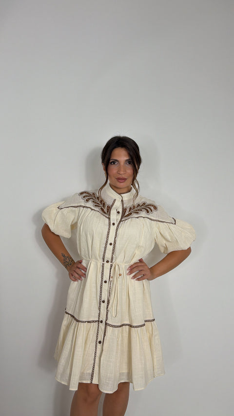 DRESS NARA BEIGE