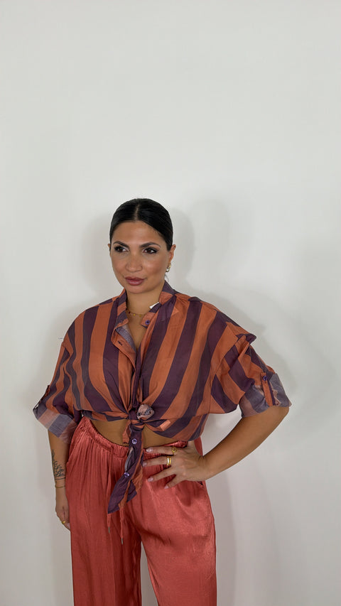 CAMICIA ASIA SALMONE