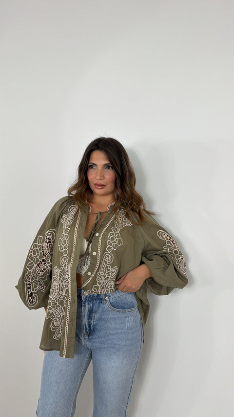 CAMICIA NARA VERDE