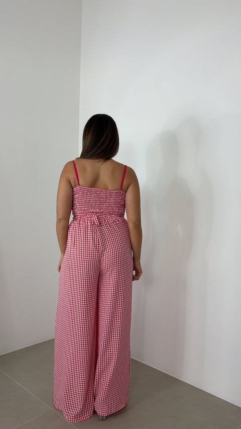 SET QUADRETTI ROSSO