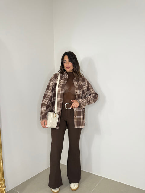 PANTALONE CORA MARRONE