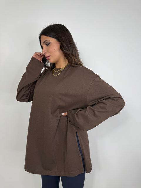 MAGLIA ZAIRA MARRONE