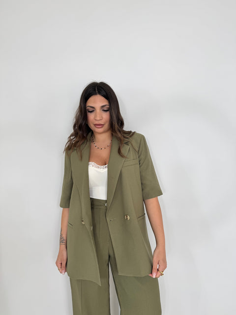 BLAZER DOPPIO PETTO AKUMAL VERDE