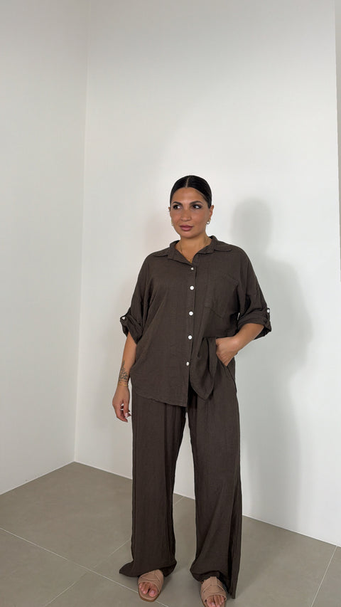 SET ZOLA MARRONE