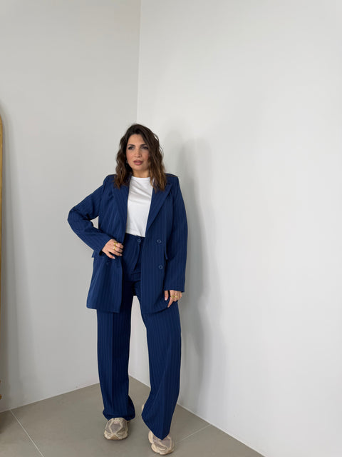 TAILLEUR ESTER GESSATO BLU