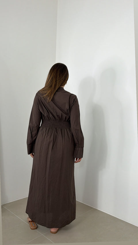 DRESS TANZANIA MARRONE