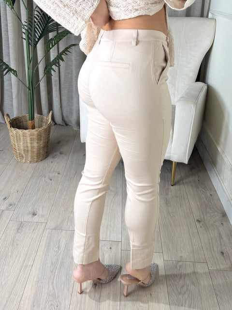 PANTALONE CAPRI PANNA