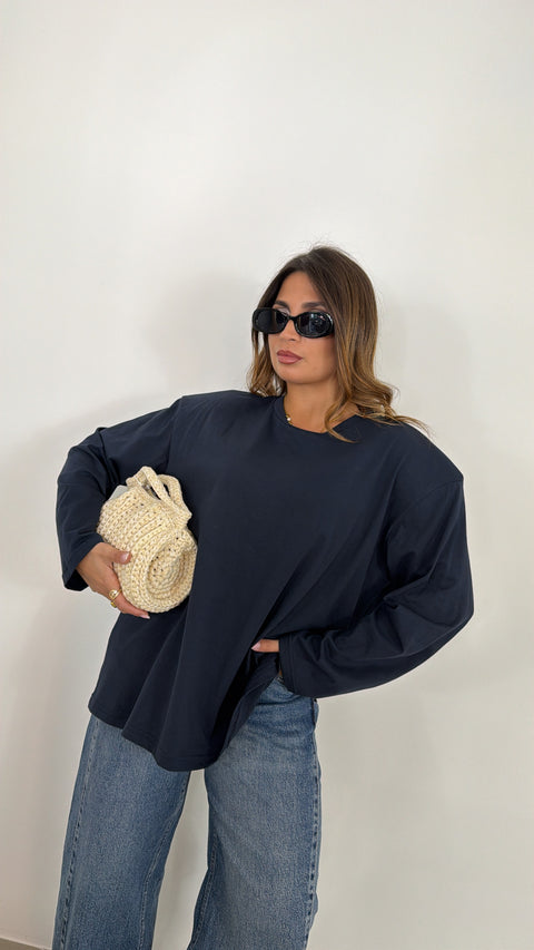MAGLIA CLIZIA BLU