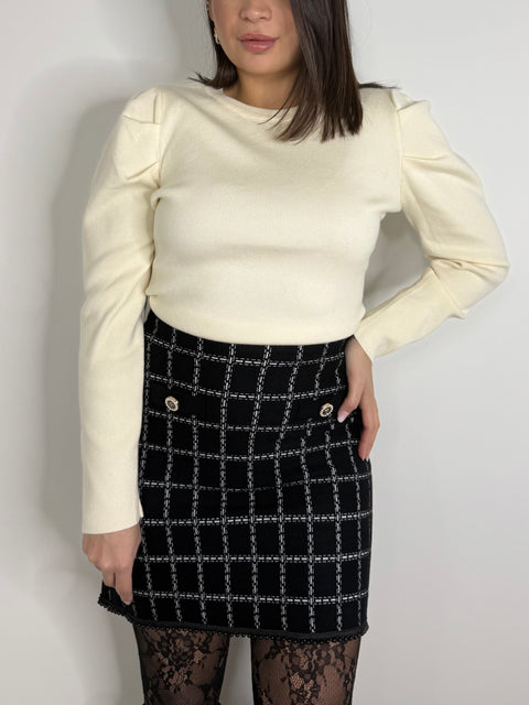 GONNA IN LANETTA CON QUADRI