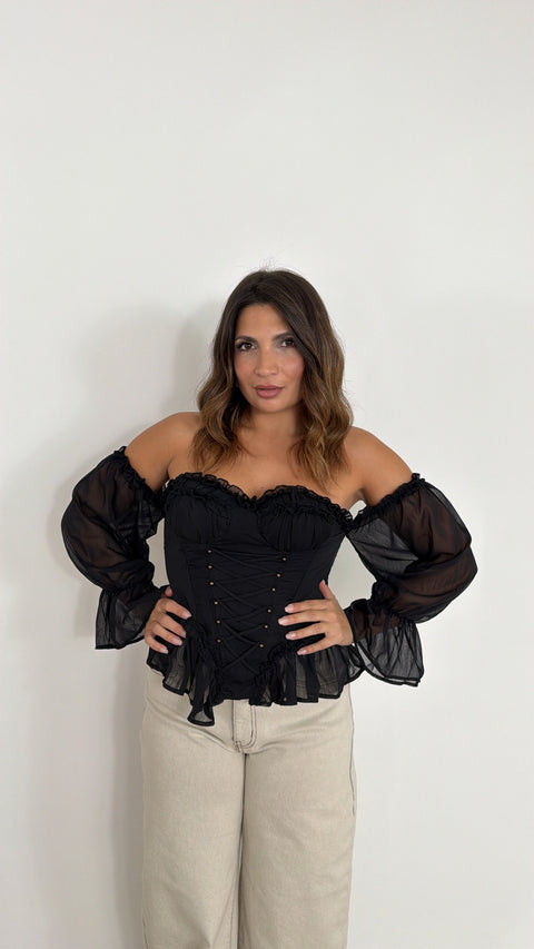 TOP PENELOPE NERO