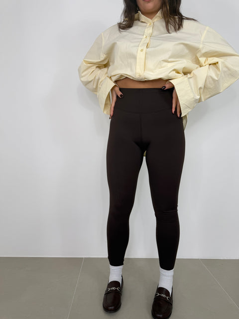 LEGGINGS MODELLANTE CIOCCOLATO 603-26