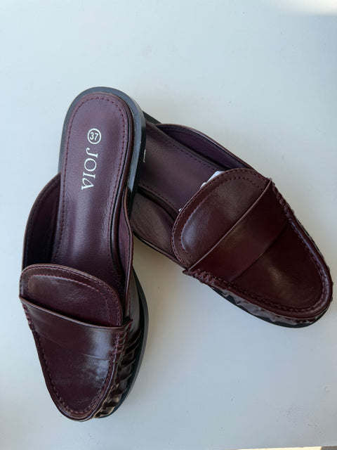 MOCASSINO IN ECOPEL WINE 1532