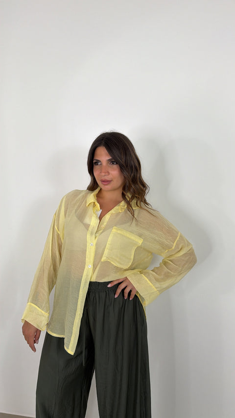 CAMICIA FIORELLA GIALLA