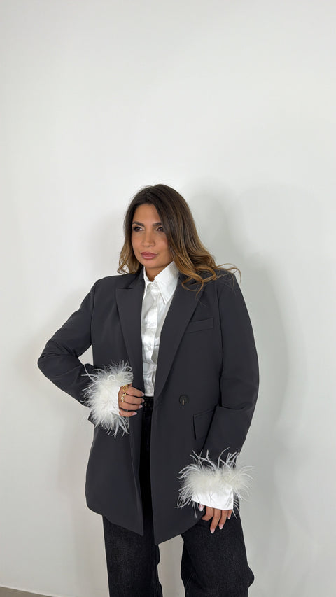 BLAZER ANITA GRIGIO