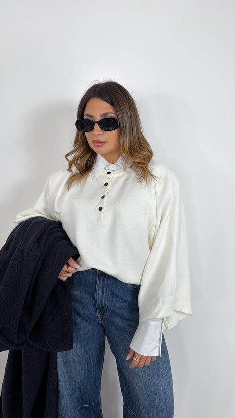 PULLOVER ADELE BIANCO