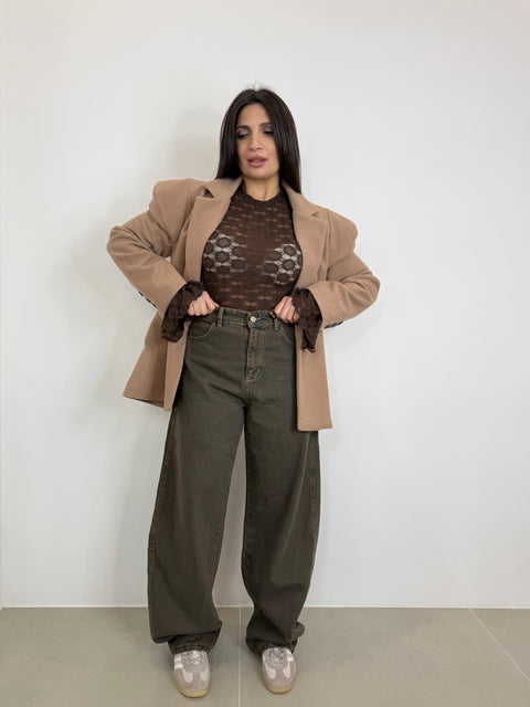 JEANS BALLOON SABBIATO