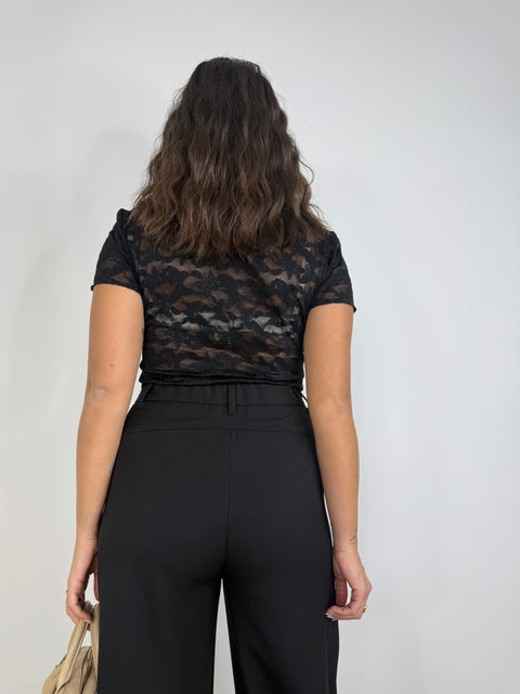 PANTALONE BALLOON MONOLANA NERO