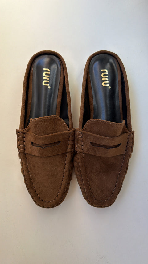 SABOT IN ECO CAMOSCIO KHAKI 6806