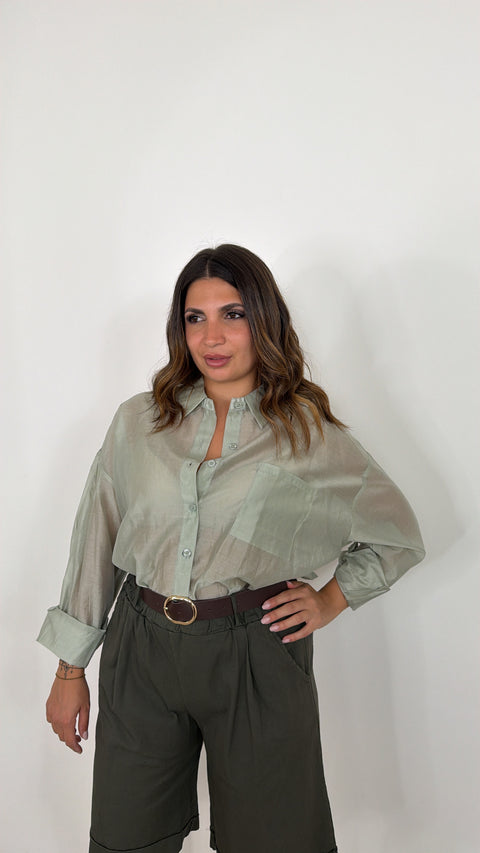 CAMICIA XENA VERDE MENTA