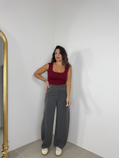 PANTALONE BALLOON MONOLANA GRIGIO