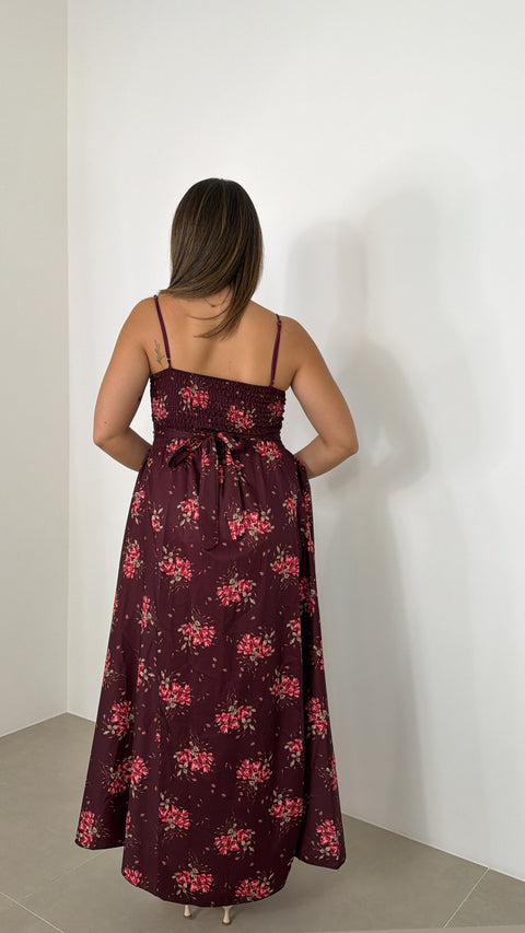 DRESS ISABEL BORDEAUX