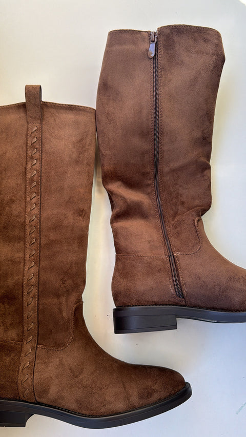 STIVALE TRECCINA MOCHA