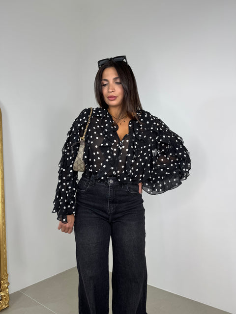 CAMICIA VALE POIS NERA