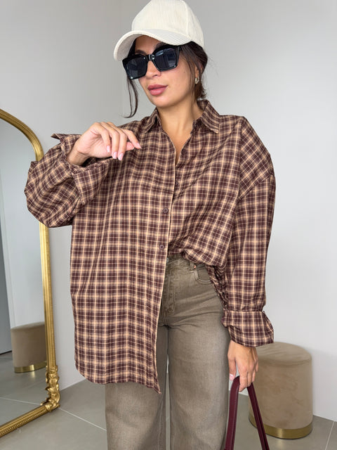 CAMICIA OVER CON SPALLINE LOW COST