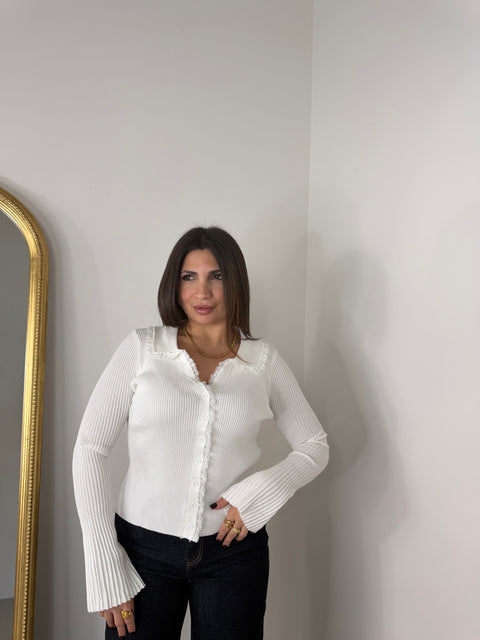 CARDIGAN OPHELIA BIANCO