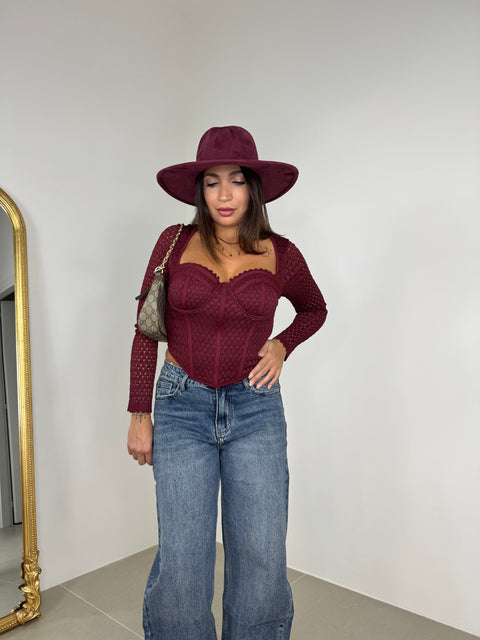 TOP MELINDA BORDEAUX