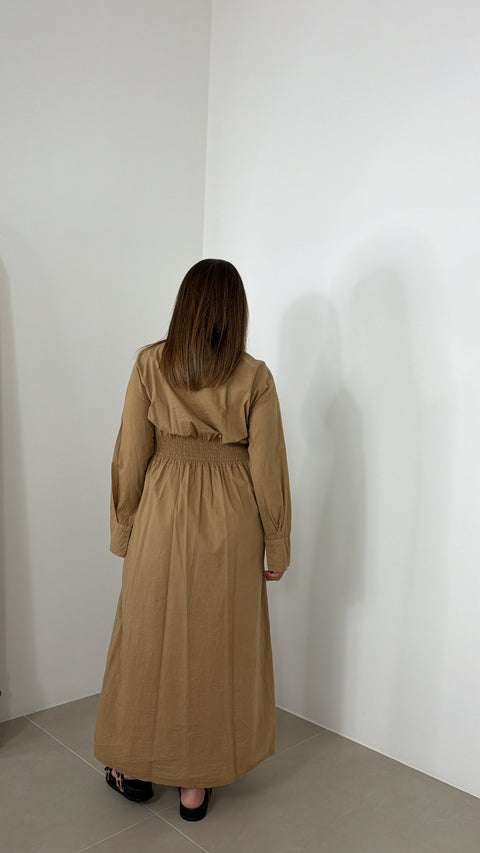 DRESS TANZANIA CAMEL