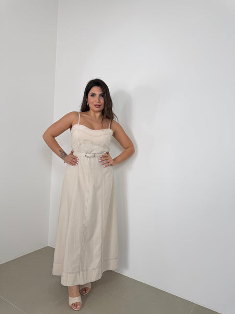DRESS FORTUNA BEIGE