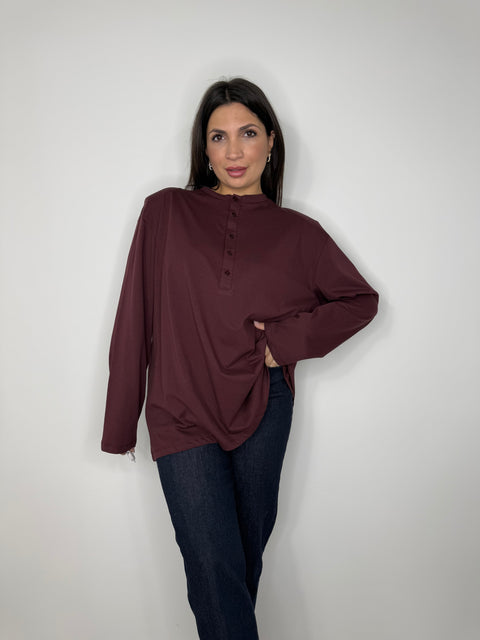 MAGLIA GIOSELITA BORGOGNA